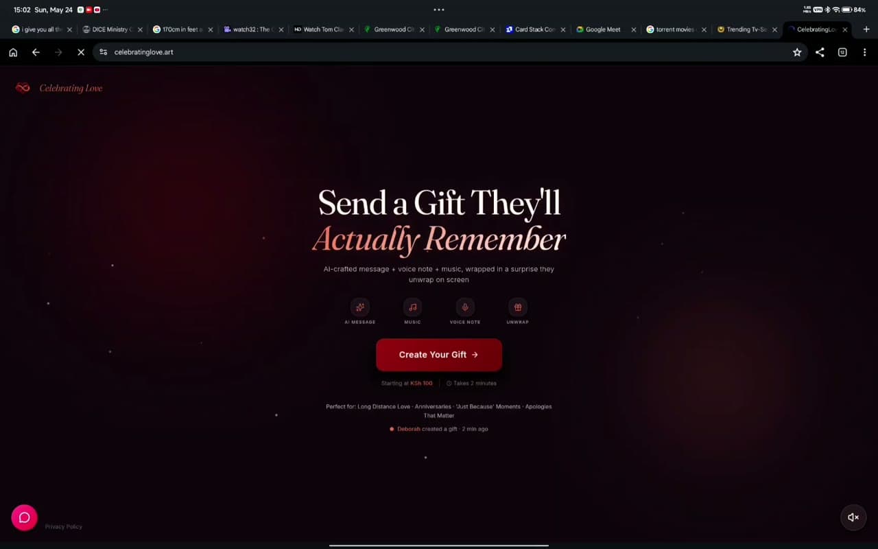 CelebratingLove project screenshot
